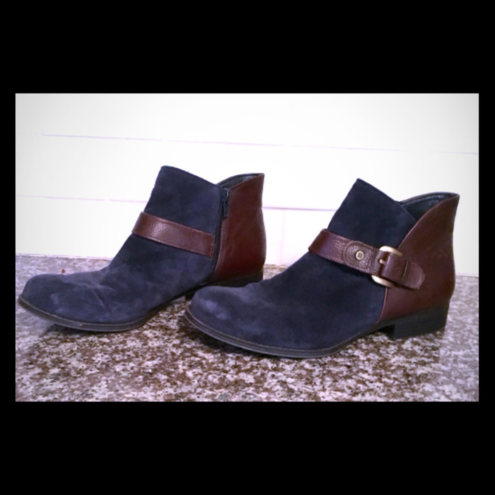 NATURALIZER🌹Beautiful Suede/Leather Booties🌺NWOT